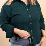 Evergreen Edge Button-Up