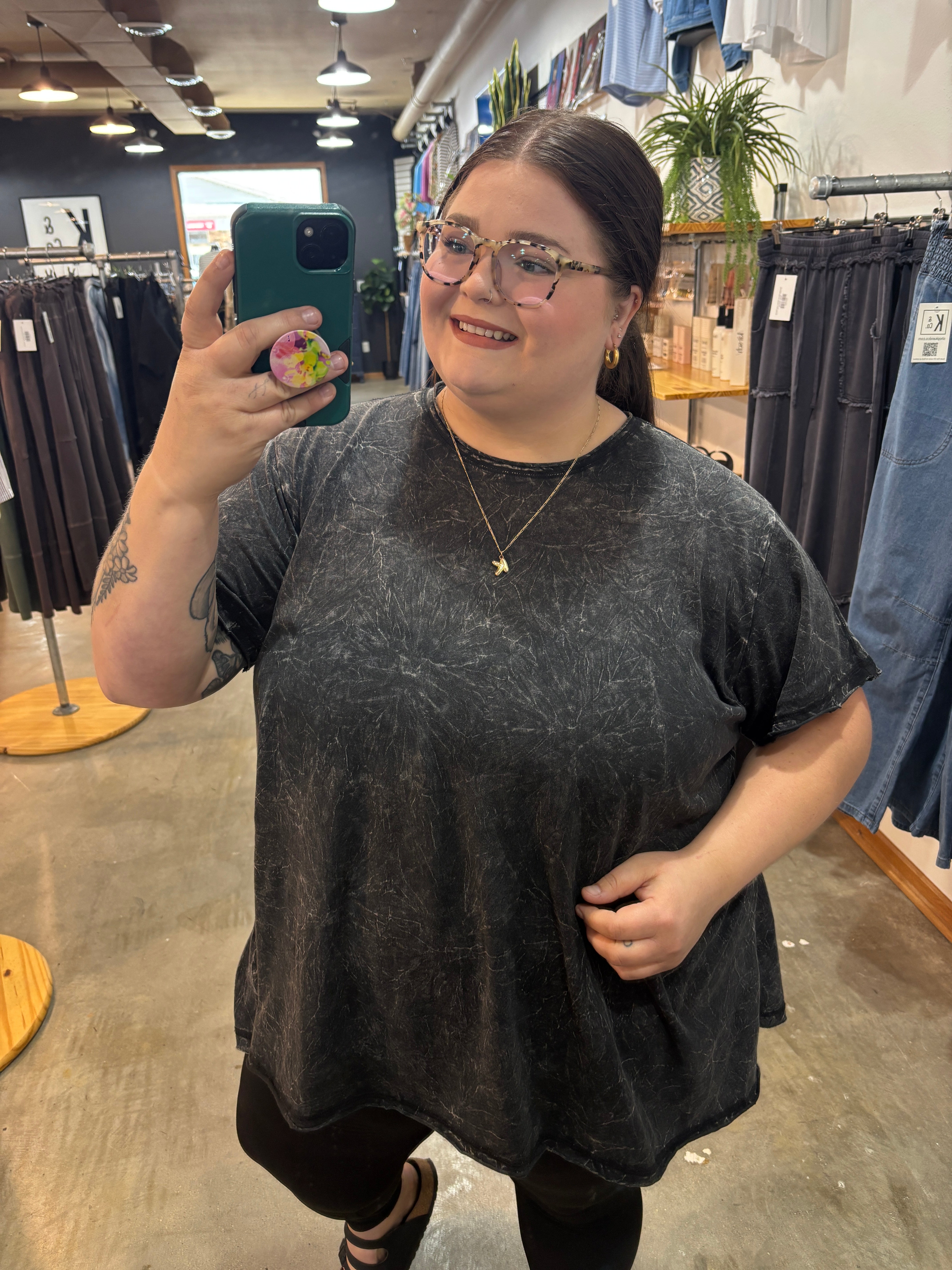 Everyday Escape Oversized Top - K & Company