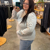 Fall in Bloom Embroidered Sweater