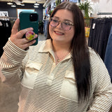 Frankie Oversized Soft Striped Top