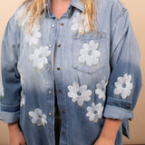 Fresh Start Oversized Button Up