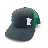 Grey & Green Minnesota Hat