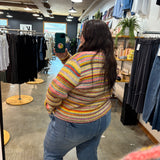 Golden Days Striped Cardigan