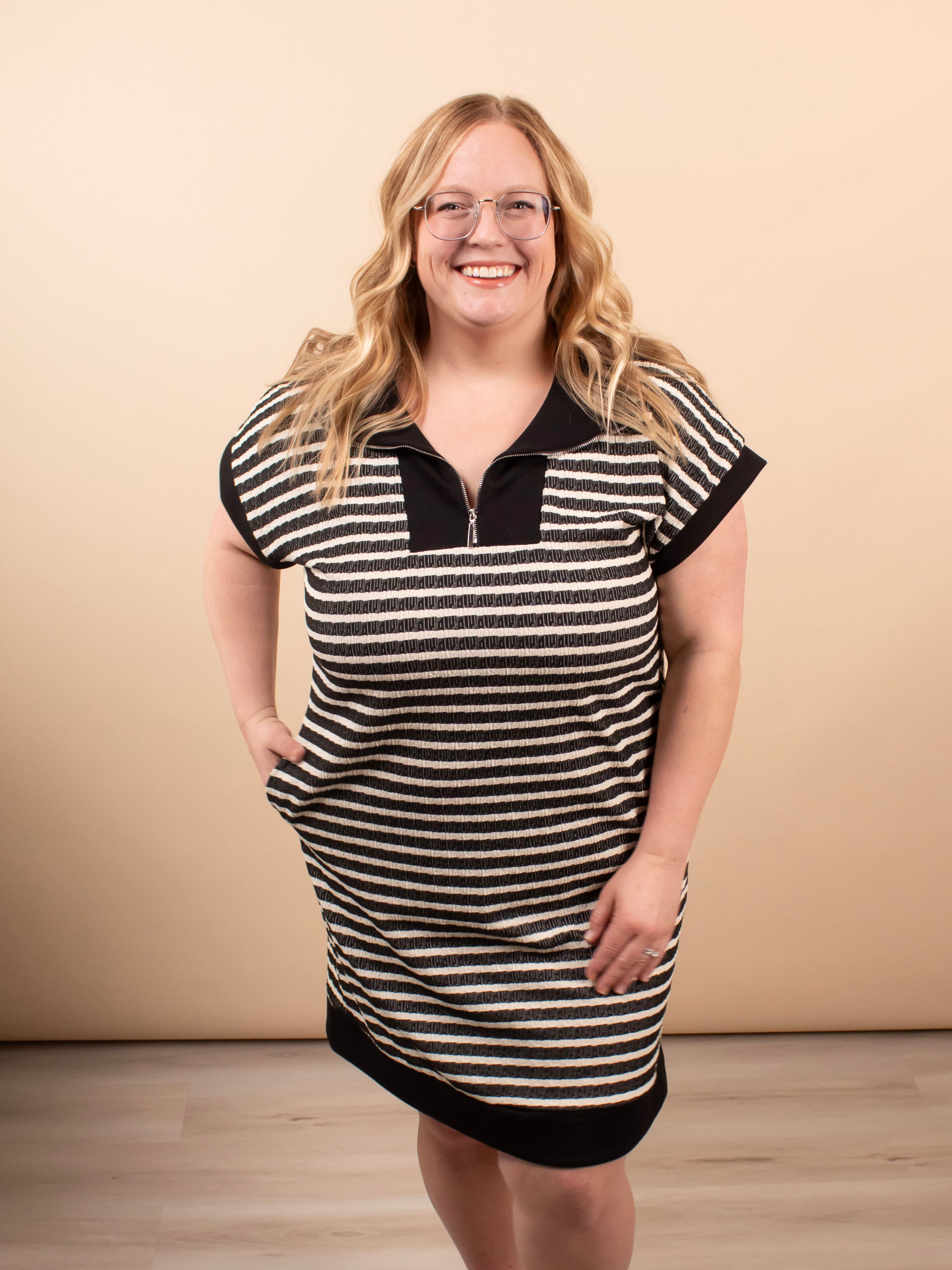 Hadley Striped Dress - K & Company