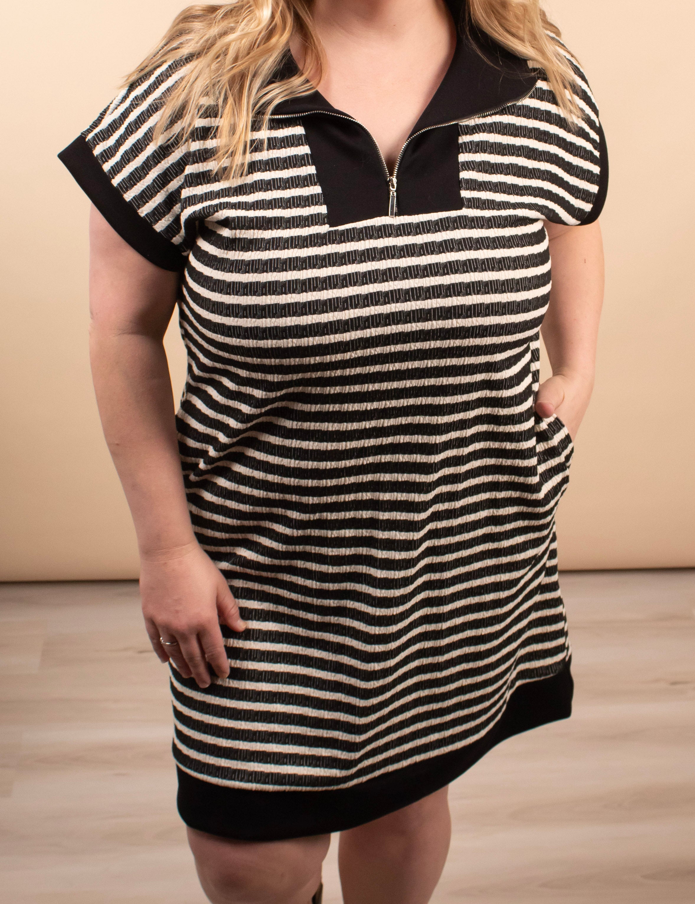 Hadley Striped Dress - K & Company