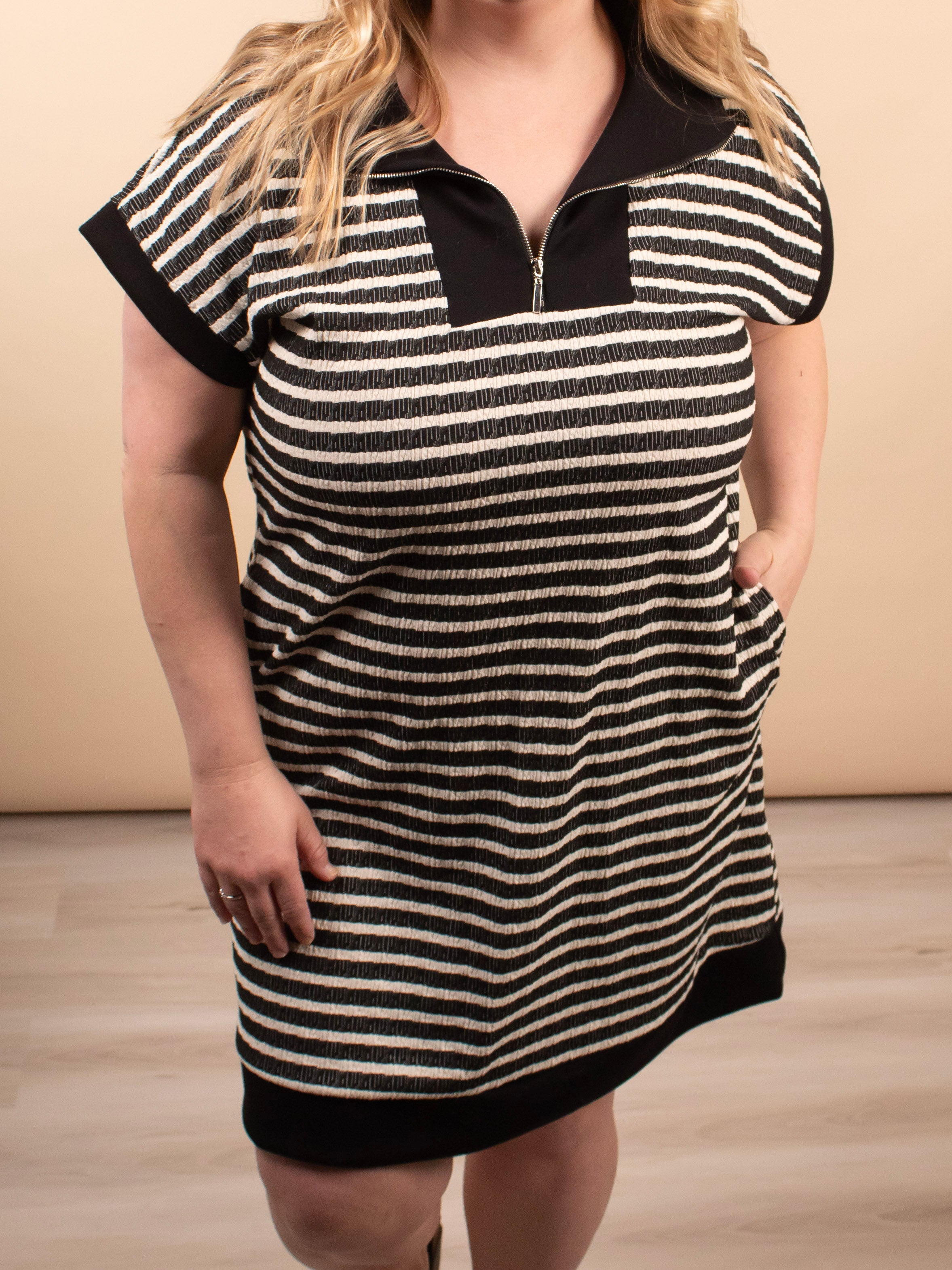 Hadley Striped Dress - K & Company