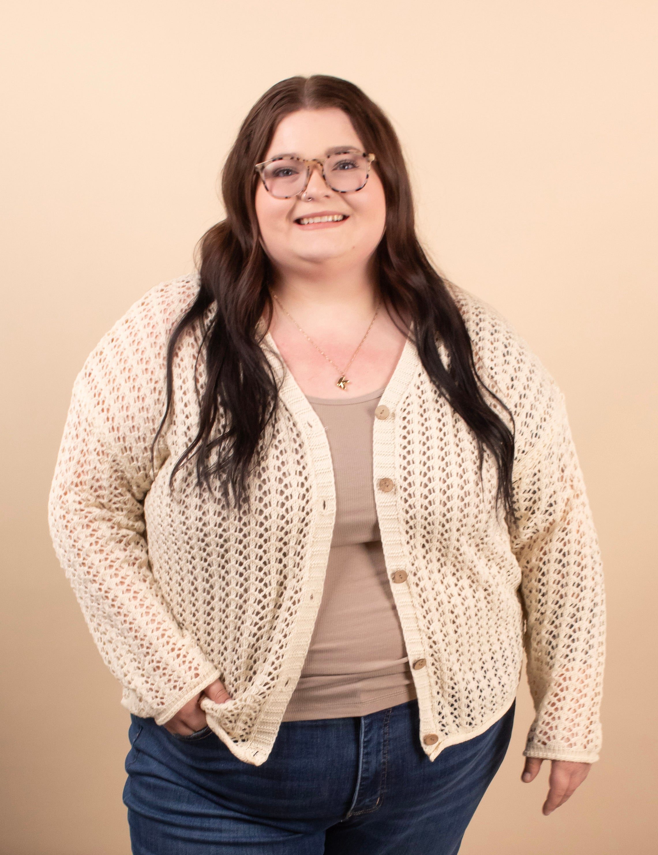 Hallie Open Air Knit Cardigan - K & Company