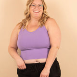 Hannah Cropped Ribbed Tank