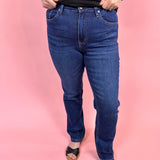 Kancan High Rise Slim Straight Jeans