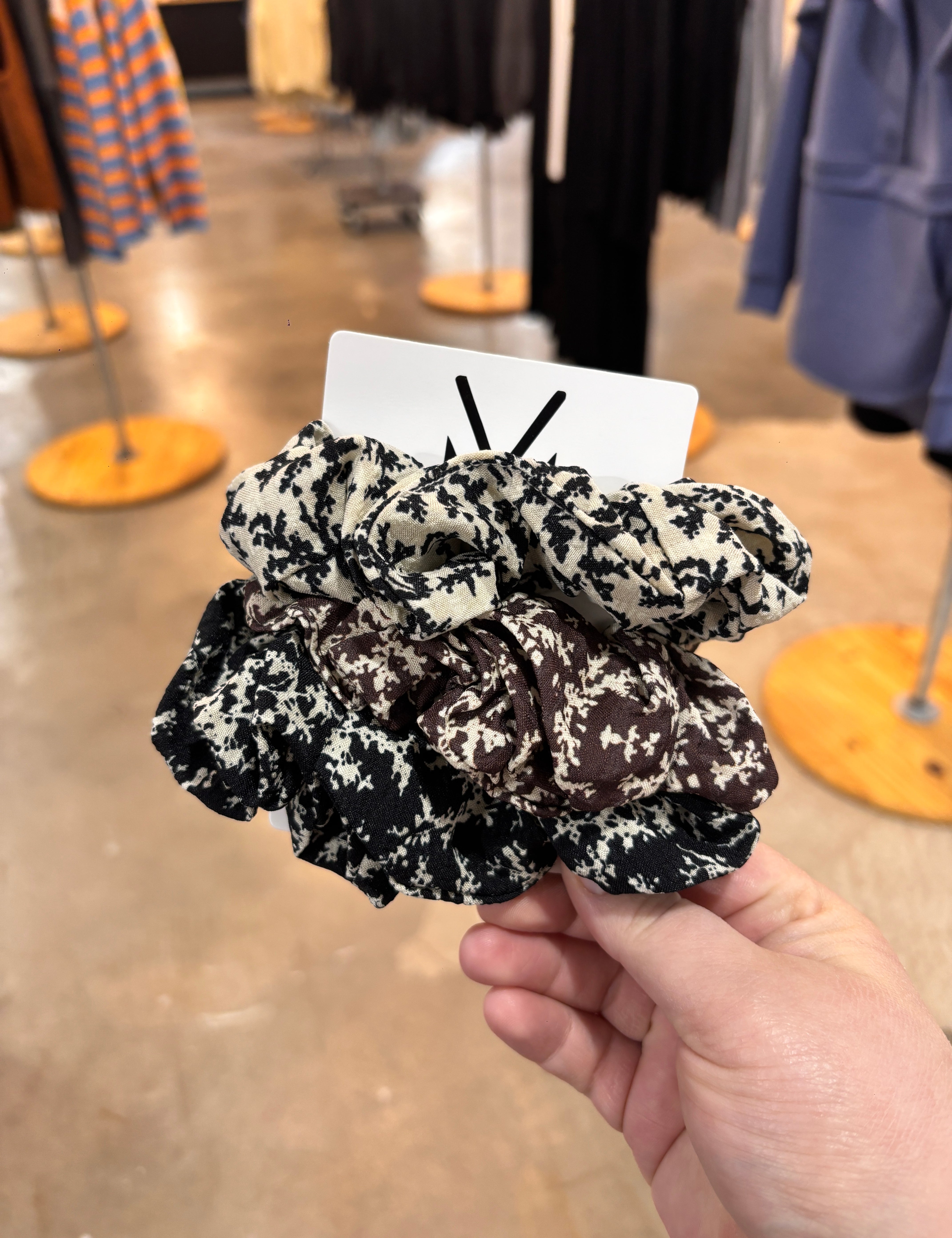 Fiona Trio Scrunchies - K & Company