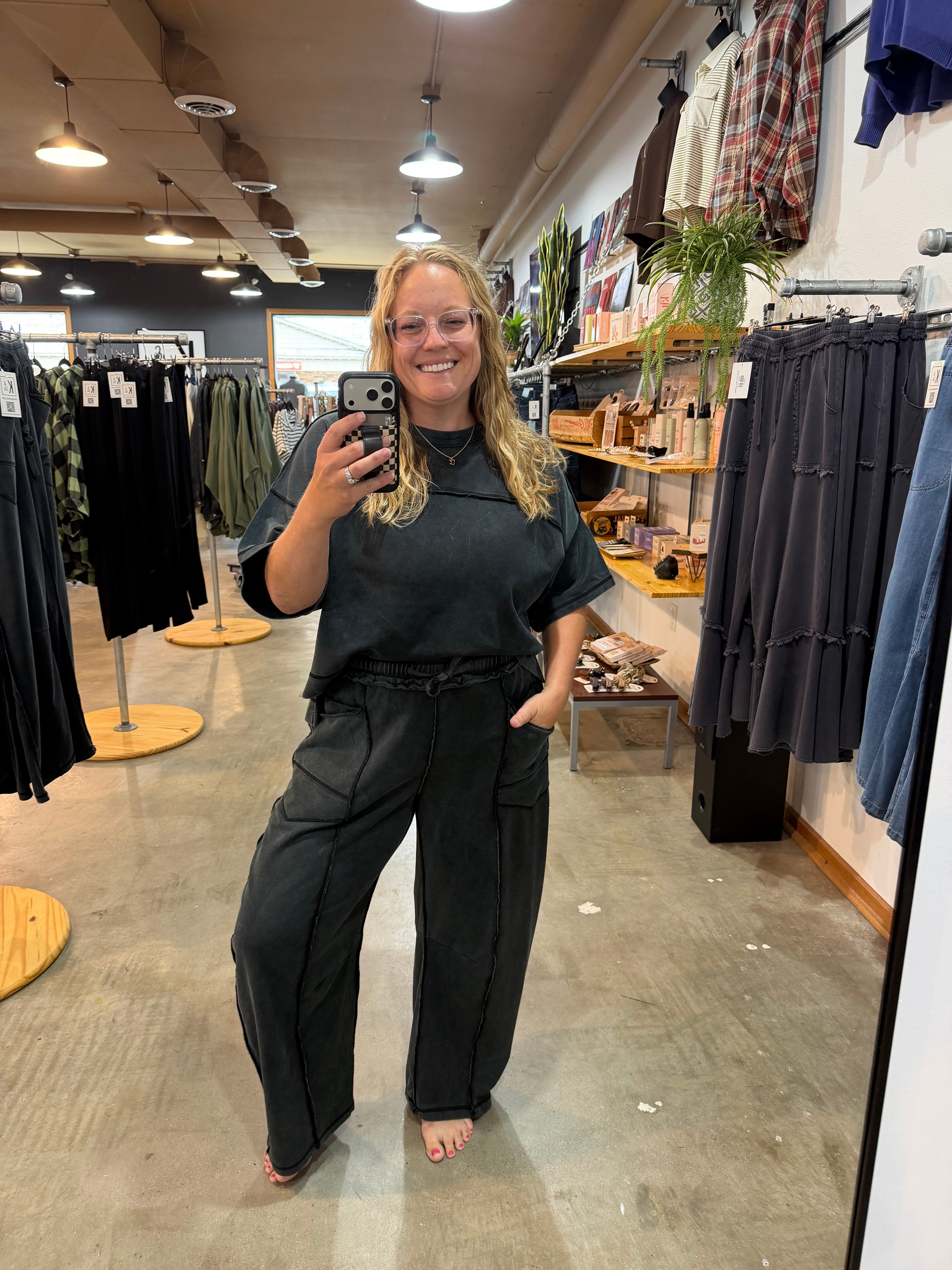 Reese Exposed Seam Top (Top Only) - K & Company