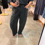 Reese Exposed Seam Barrel Pants (Bottoms Only) - K & Company