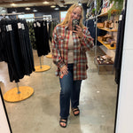 Better Together Oversized Flannel Button Up - K & Company