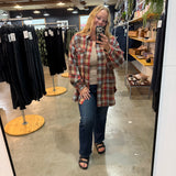 Better Together Oversized Flannel Button Up - K & Company