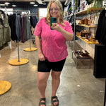 Second Skin Biker Shorts in Black - K & Company