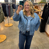 Risen Off-Duty Cargo Denim Jacket - K & Company