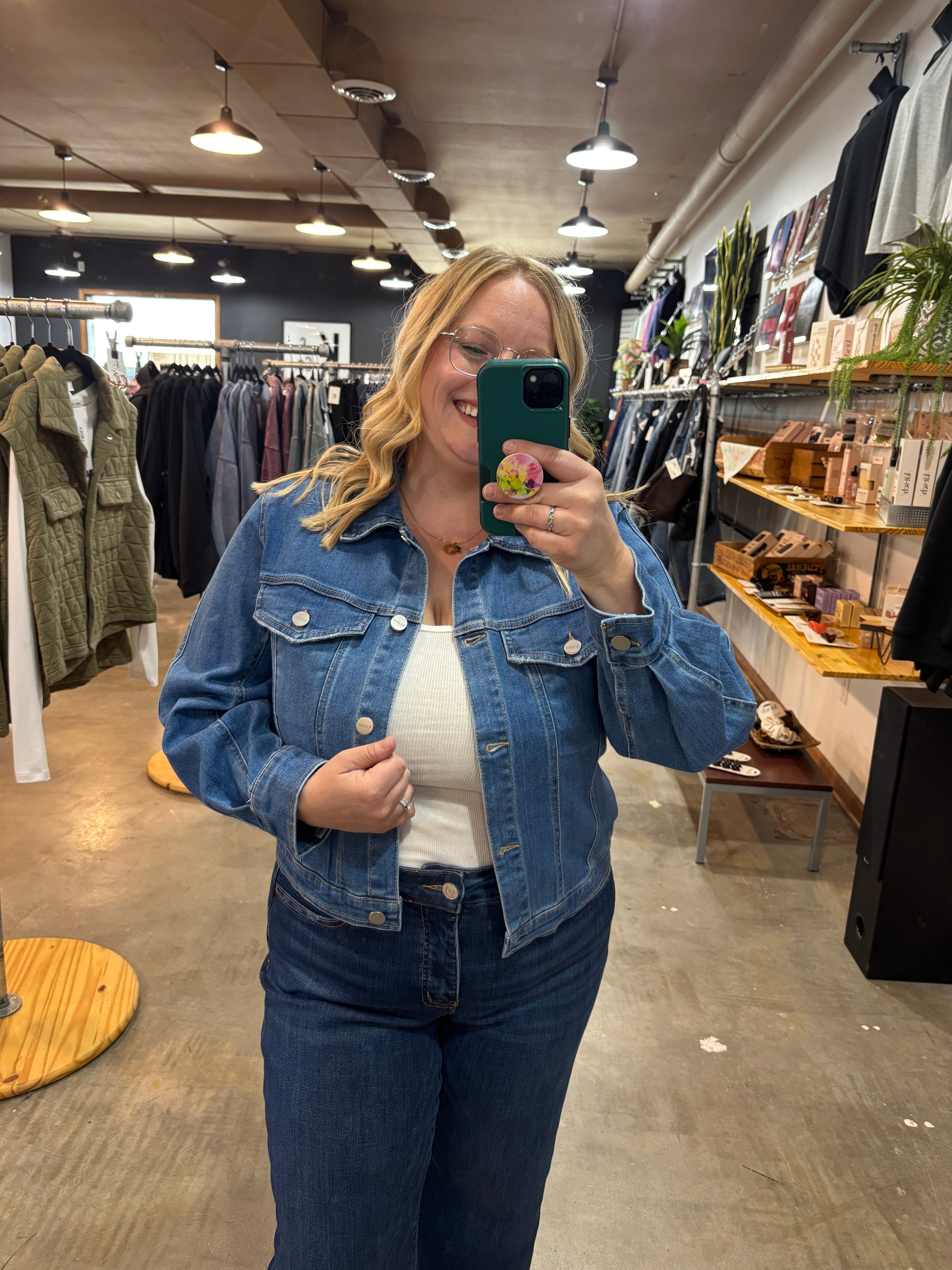 Risen Classic Denim Jacket – Medium Wash - K & Company