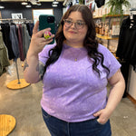 Easy Days Mineral Wash Tee – Lavender Haze - K & Company