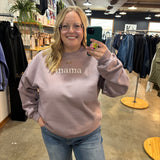 Mama in Bloom Embroidered Crewneck - K & Company