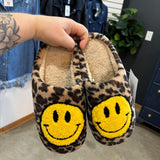 Leopard Happy Face Slippers