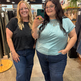 Easy Days Mineral Wash Tee – Aqua