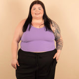 Hannah Cropped Ribbed Tank