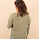 Jessie Waffle Knit Henley Top