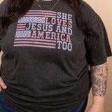 Jesus + America Tee