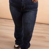 Judy Blue Angled Side Seam Flare Jeans