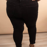 Judy Blue Black Slim Fit Mid-Rise Jeans