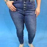 Judy Blue Button Fly High Waist Jeans