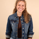 Judy Blue Classic Denim Button Jacket