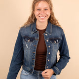 Judy Blue Classic Denim Button Jacket