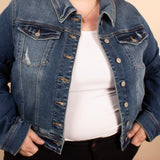 Judy Blue Classic Denim Button Jacket