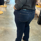 Judy Blue Dark Wash MR Straight Leg Jeans