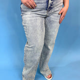 Judy Blue Mineral Wash Raw Hem Jeans