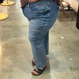 Judy Blue Tummy Control Vintage Wash MR Straight Jeans