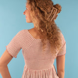 Kate Stripe Smocked Top