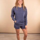 Lakeside Lounger Pocket Pullover in Navy (Set-Crewneck Only)