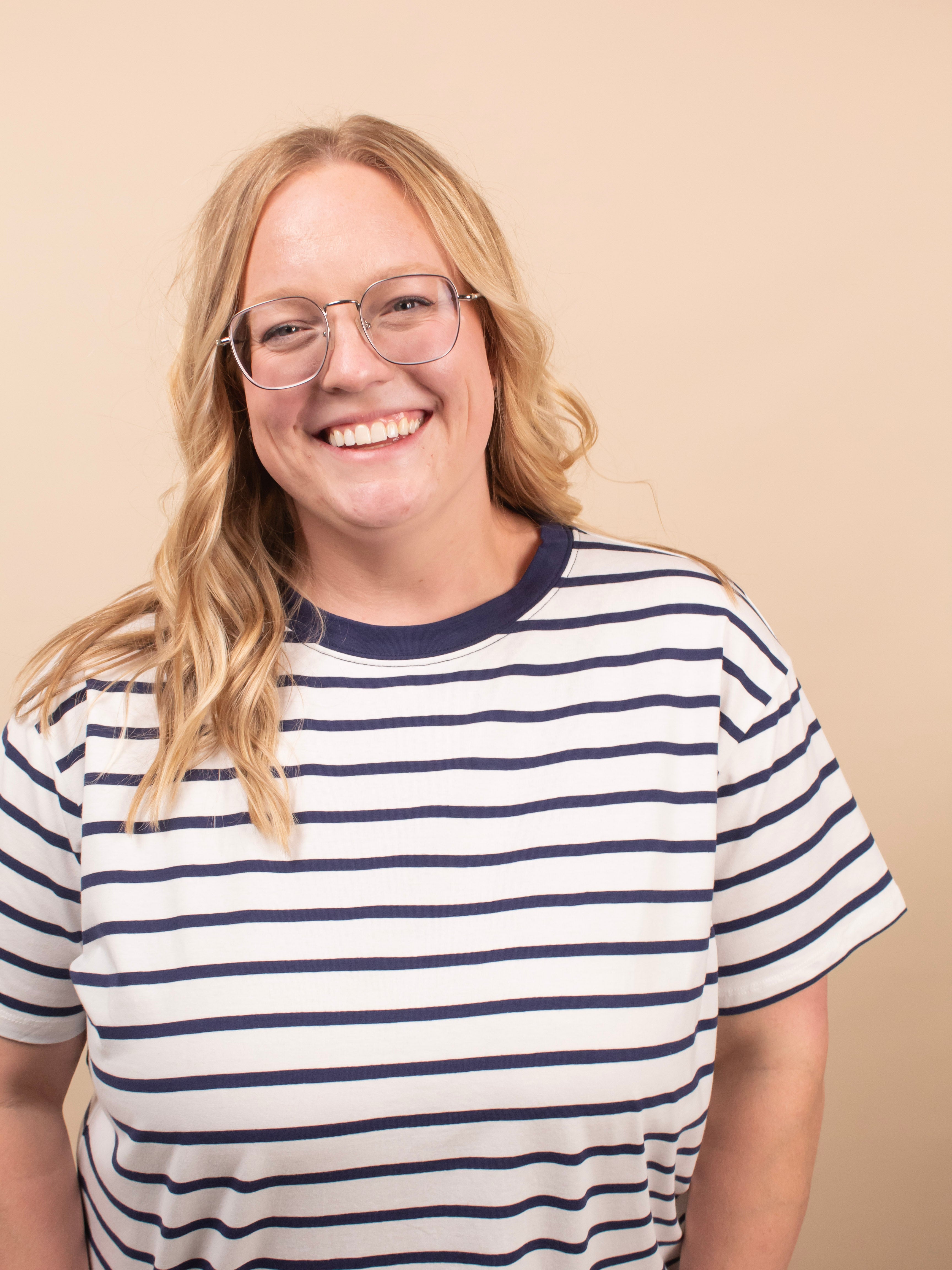 Lakeside Stripe Tee - Navy - K & Company