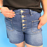 Lovervet Denim Button Fly Shorts