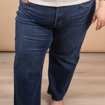 Lovervet by Vervet | Mid Rise Dark Wash Wide Leg Jeans - K & Company