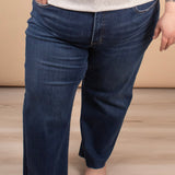 Lovervet by Vervet | Mid Rise Dark Wash Wide Leg Jeans - K & Company