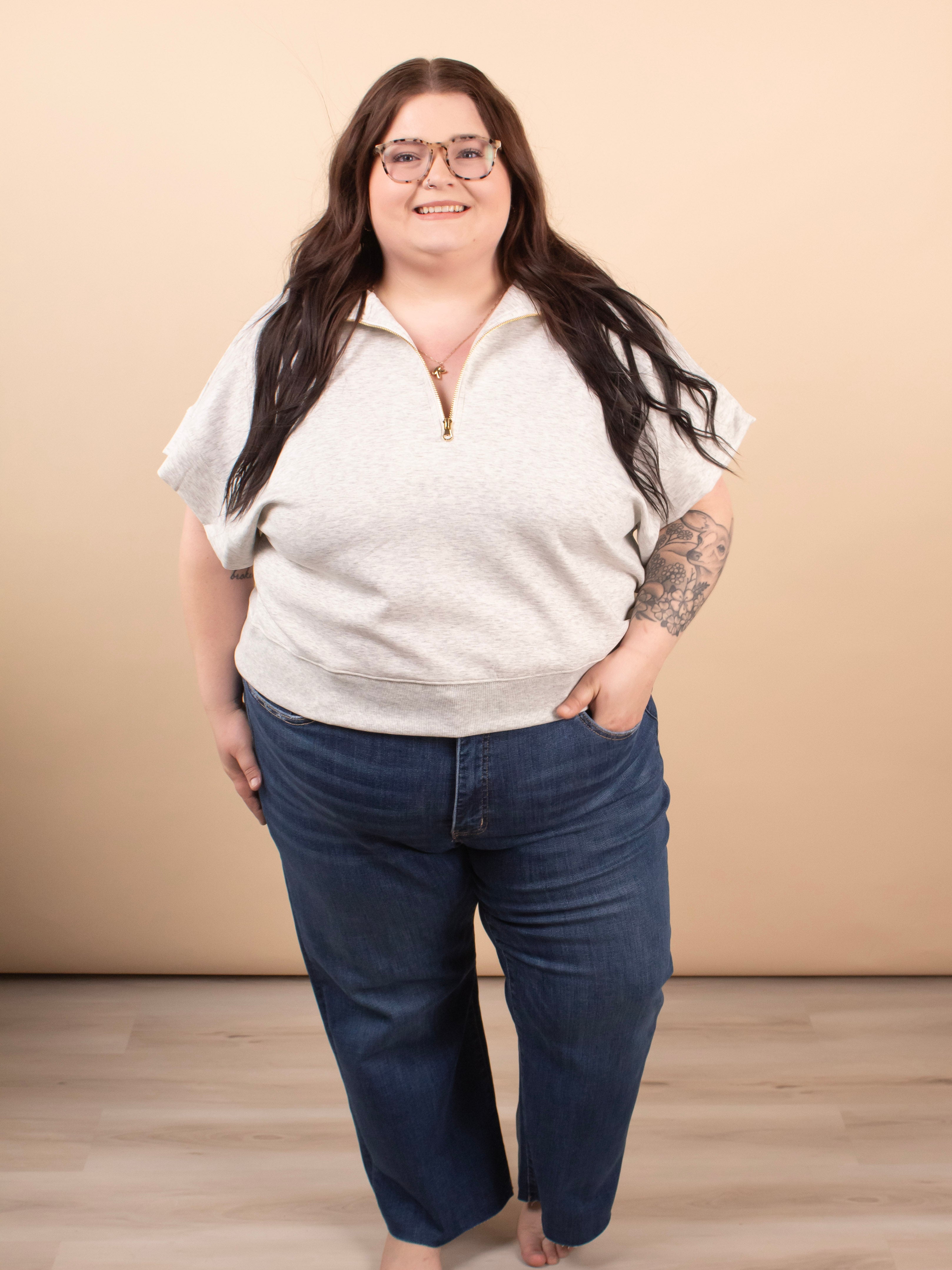 Lovervet by Vervet | Mid Rise Dark Wash Wide Leg Jeans - K & Company
