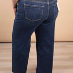 Lovervet by Vervet | Mid Rise Dark Wash Wide Leg Jeans - K & Company