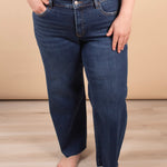 Lovervet by Vervet | Mid Rise Dark Wash Wide Leg Jeans - K & Company