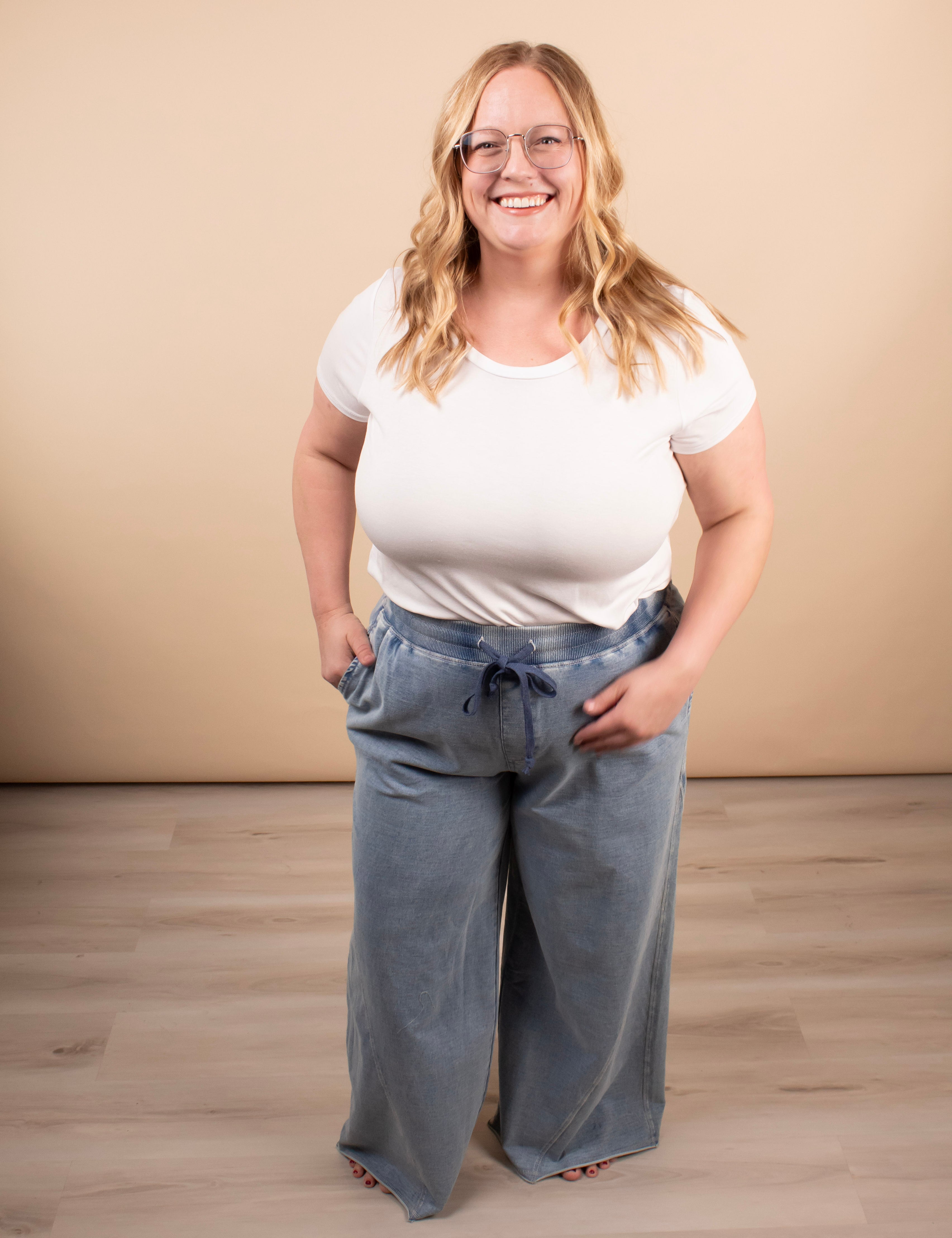 Lucy Soft Wash Wide Leg Pants - K & Company