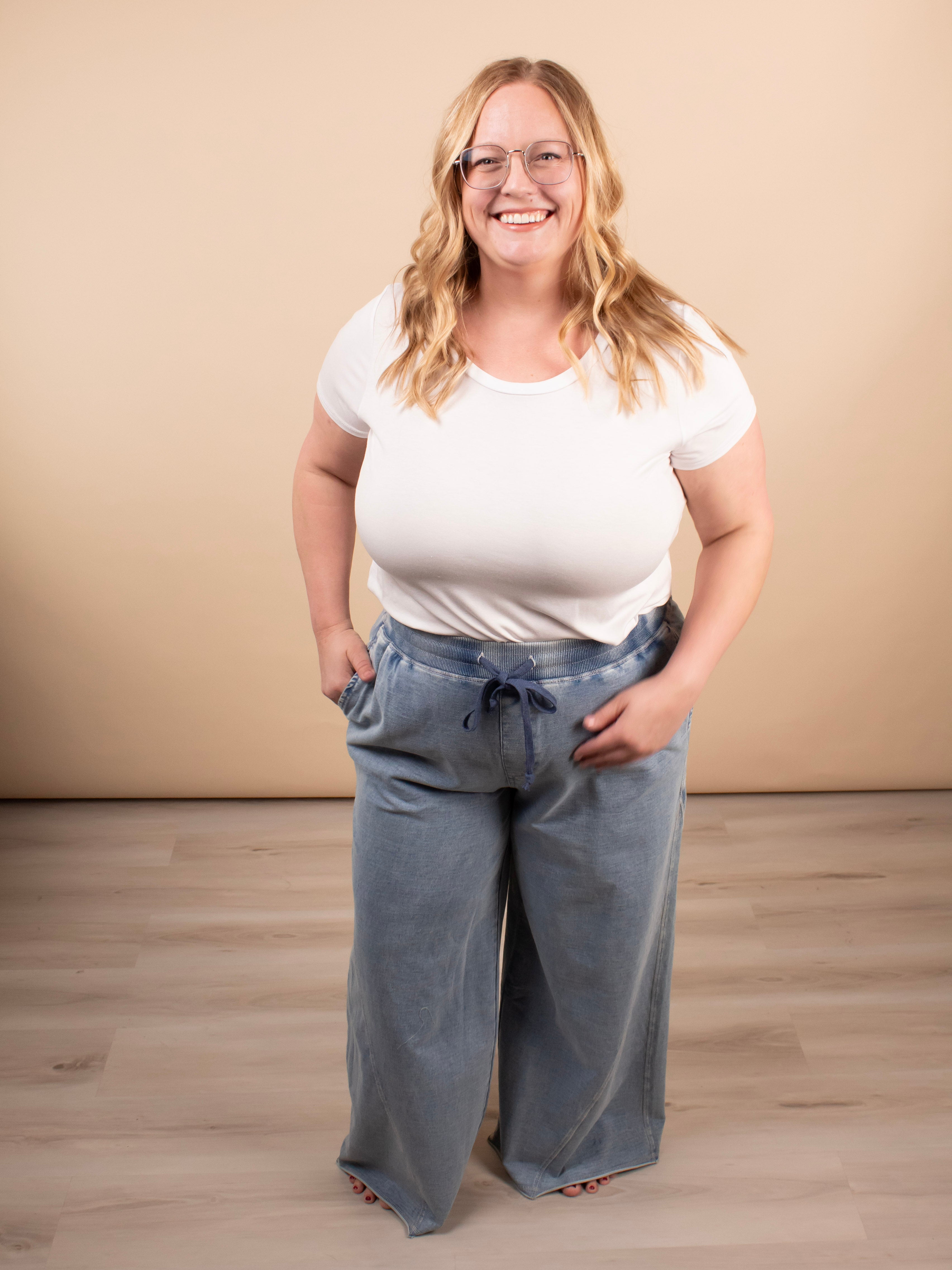 Lucy Soft Wash Wide Leg Pants - K & Company