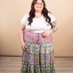 Meadow Mosaic Midi Skirt - K & Company