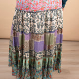 Meadow Mosaic Midi Skirt - K & Company